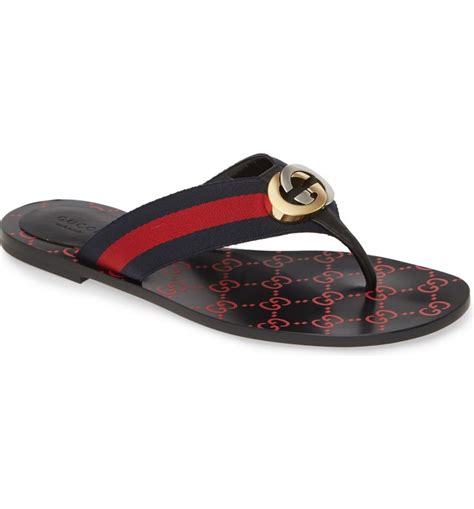 gucci flip flops gucci store|Gucci flip flop price.